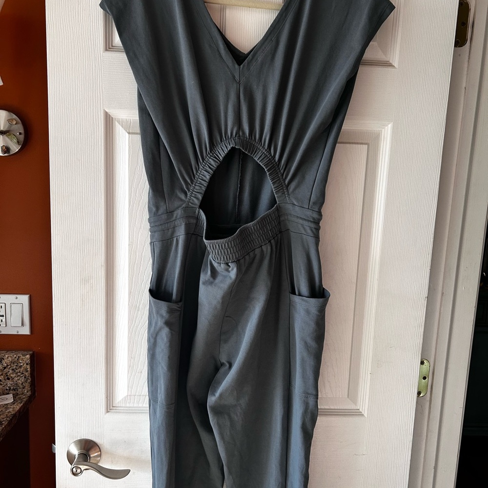 Patagonia Plume Gray Jumpsuit - Picture 2 of 5